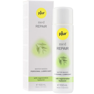 lubrifiant pjur med repair base eau acide hyaluronique regenerant hydratant 100ml