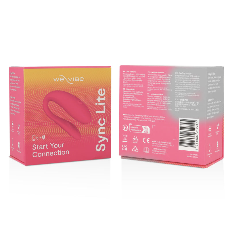 Vibromasseur couple Sync Lite - Rose - Naturel Ethique