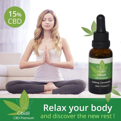 500 COSMETICS - CIBIDIL HUILE DE CBD RELAXANTE 15 % 30 ML - Naturel Ethique
