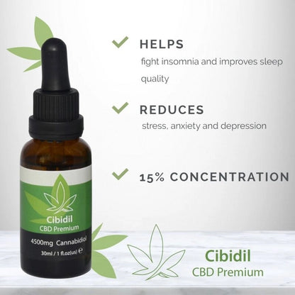 500 COSMETICS - CIBIDIL HUILE DE CBD RELAXANTE 15 % 30 ML - Naturel Ethique