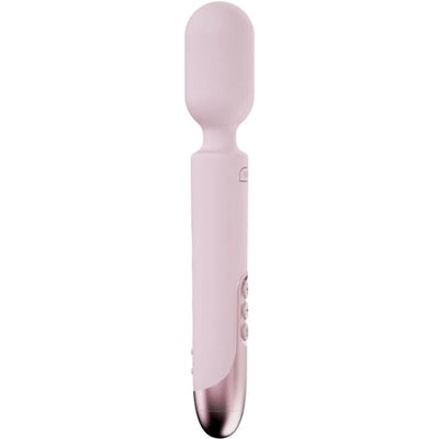 Vibromasseur wand baguette magique en silicone body-safe vue de face