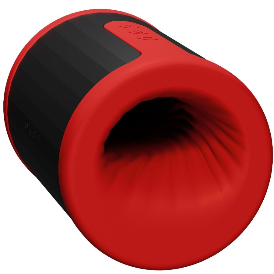 Masturbateur LELO rouge avec intérieur texturé ultra immersif pour sensations intenses