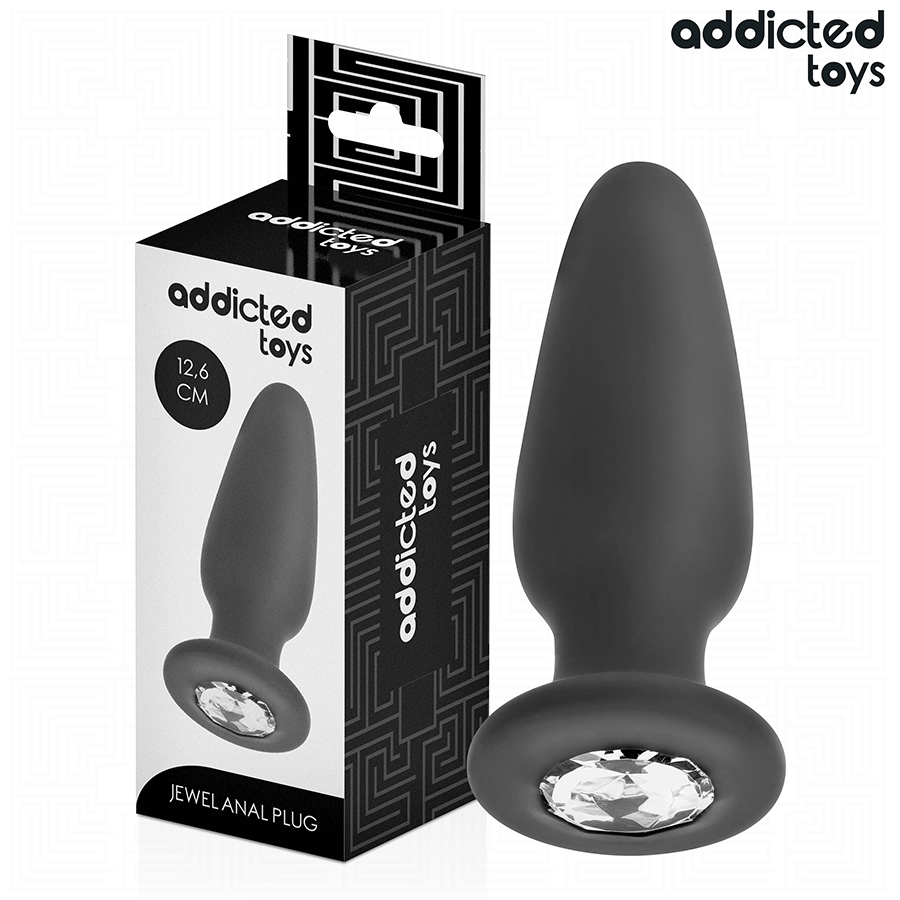 Plug anal diamant White Smoke