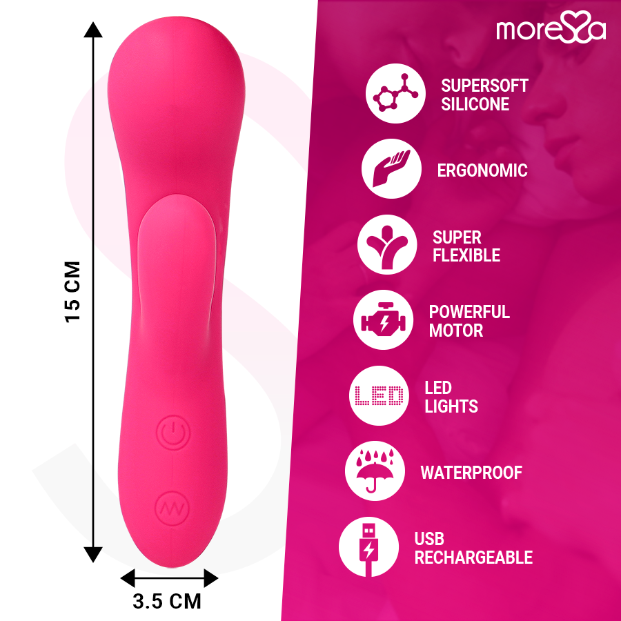 Vibromasseur souple silicone point g