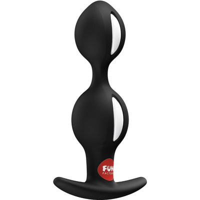 plug anal noir double billes silicone Fun Factory