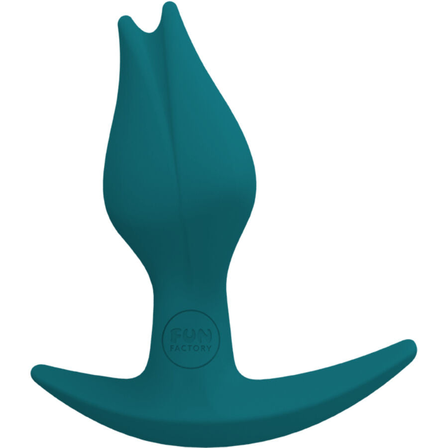Plug anal vert Fun Factory en silicone avec base en forme d'ancre