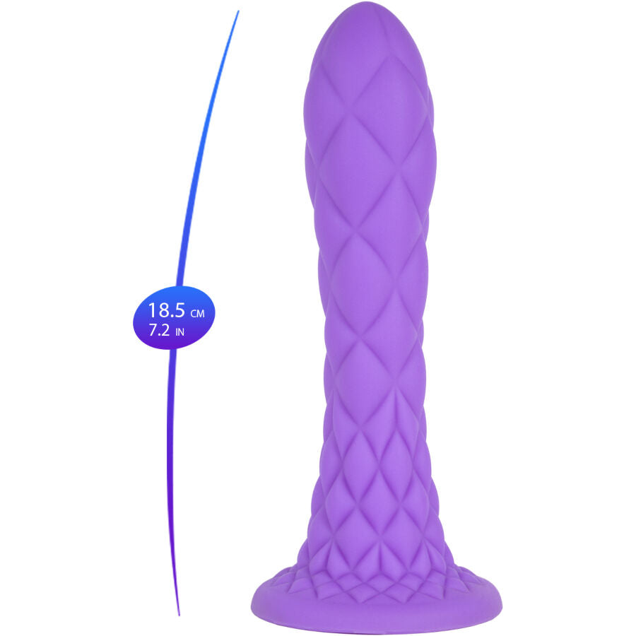 Gode violet SilexD en silicone de qualité platine, sans phtalates ni latex