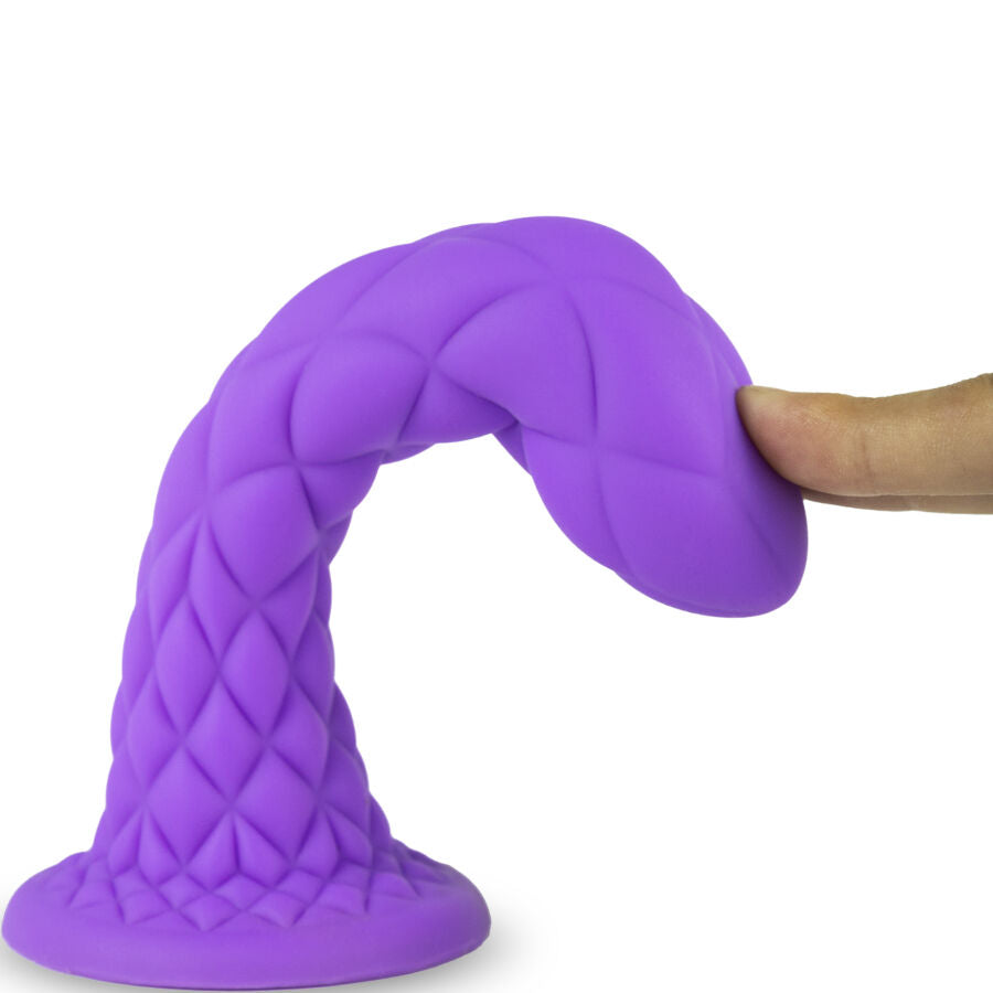 Base ventouse du gode violet SilexD, qui sert aussi de base évasée