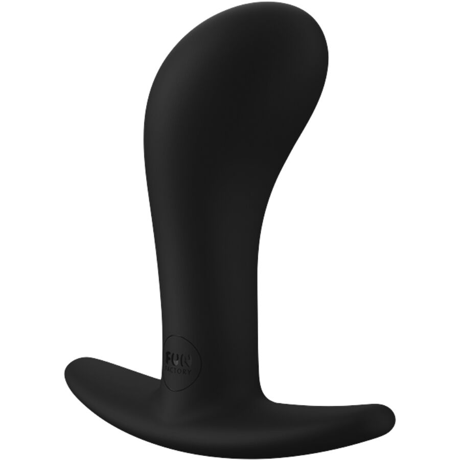 Plug anal Fun Factory noir en silicone design courbé