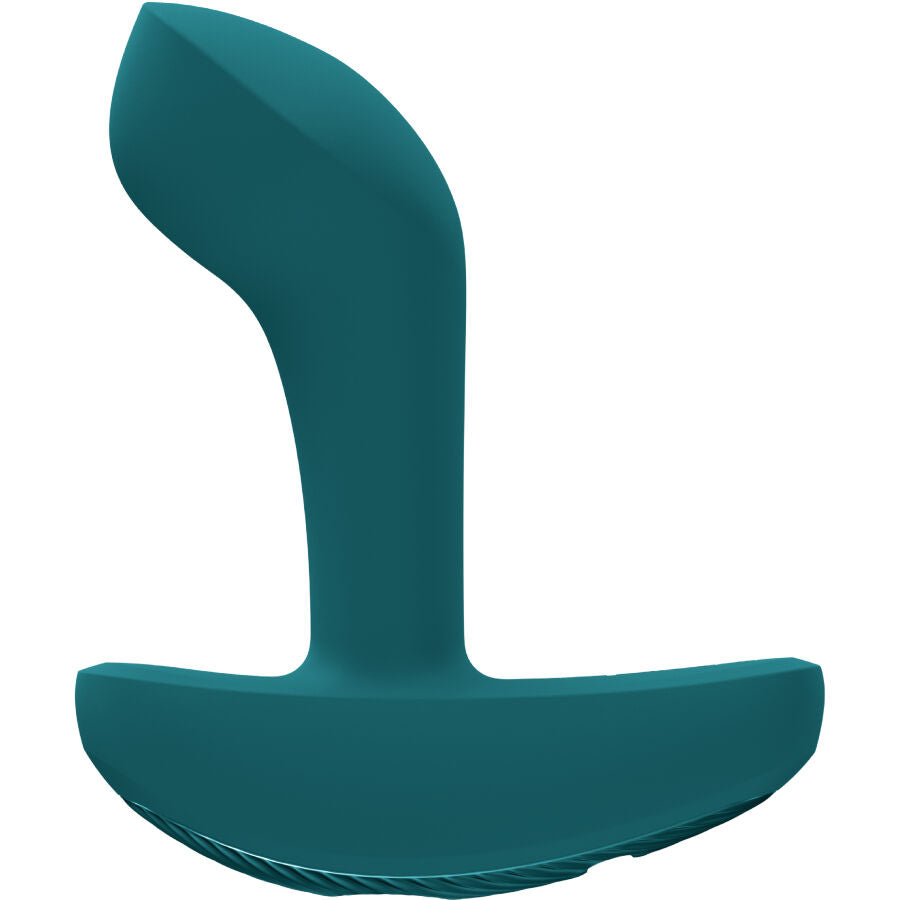 Plug anal vert design courbé stimulation