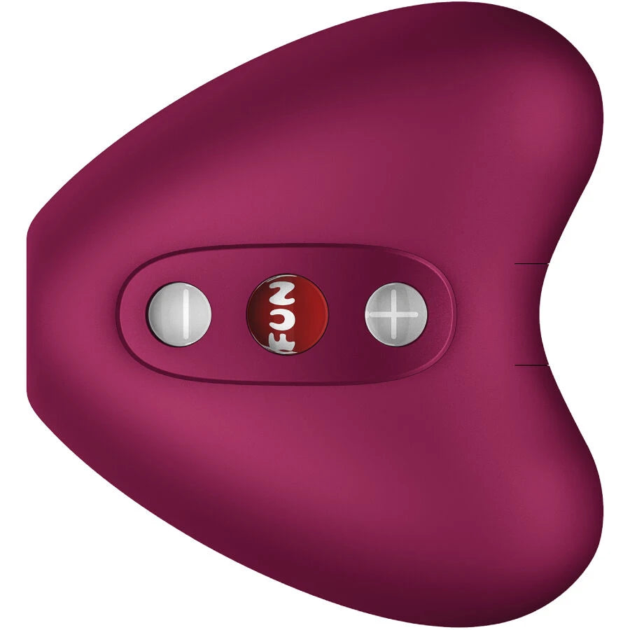 Fun Factory Libera bordeaux – vue dos commandes intuitives stimulateur air pulse