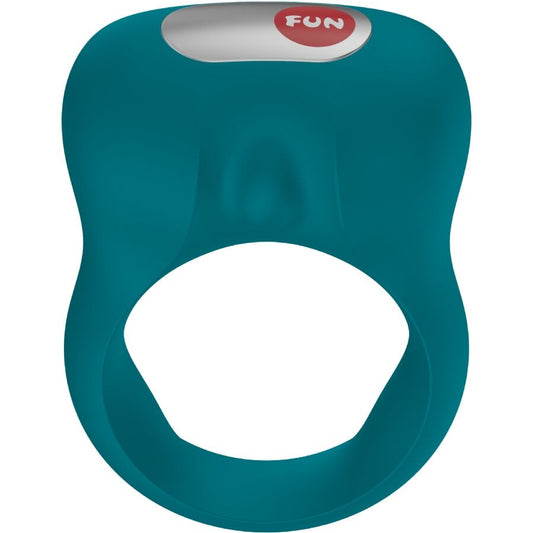 Anneau pénien vibrant Fun Factory STEADY vert — silicone extensible hypoallergénique body-safe sextoy sécurisé