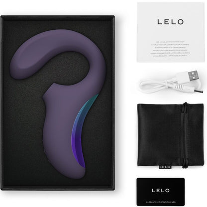Vibromasseur rabbit sonique Lelo Enigma Wave coloris violet, étanche