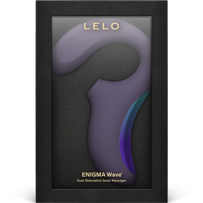 Lelo Enigma Wave violet, tête sonique pour le clitoris et tige insérable de 14 cm