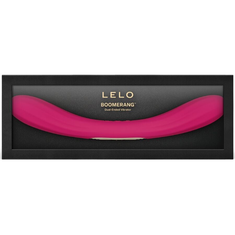coffret vibromasseur couple LELO Boomerang cerise silicone body-safe 