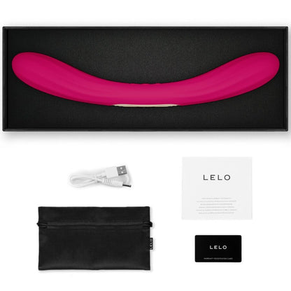 coffret vibromasseur couple LELO Boomerang cerise silicone body-safe accessoires inclus 