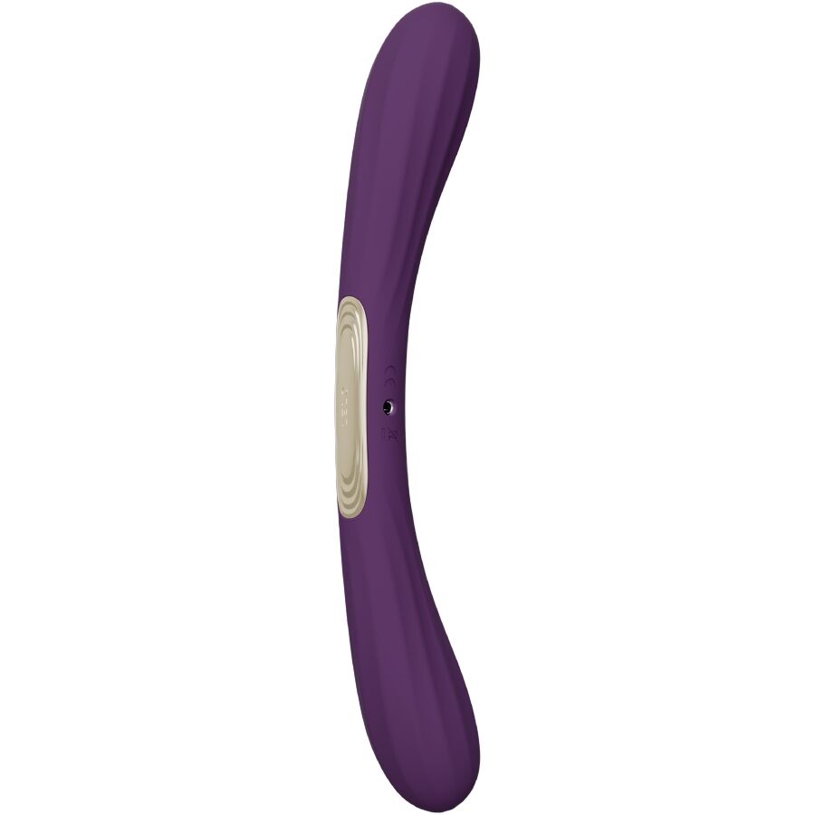 vibromasseur double silicone médical sextoy violet couple sûr et hygiénique