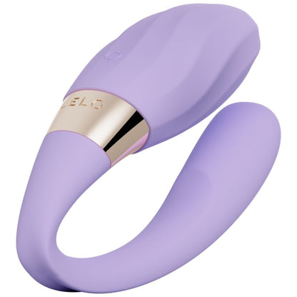 vibromasseur couple LELO TIANI Twist en silicone violet design ergonomique double stimulation