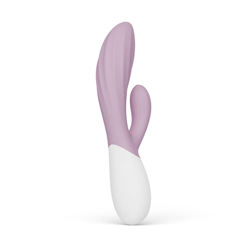 Vibromasseur rabbit rose LELO Ina Wave vu de face