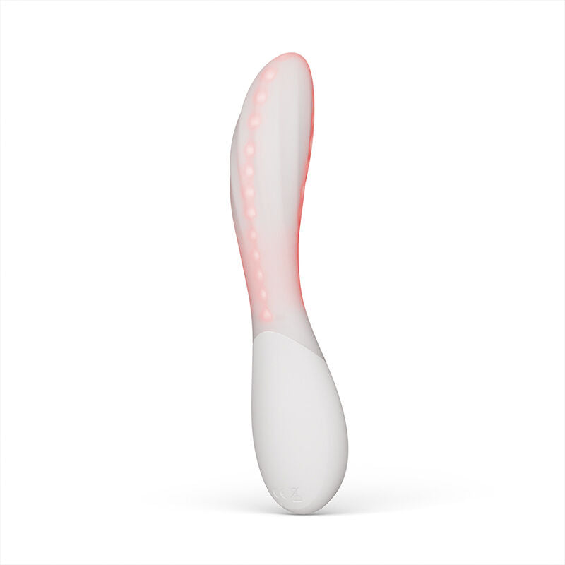 Mona Spectra LELO, vibromasseur lumineux point G à LED rouge intégrée