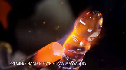 Icicles Pipedream – fabrication artisanale soufflage à la main masseur en verre premiere hand blown glass massager