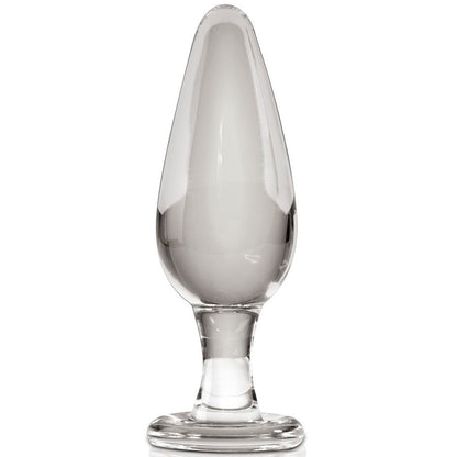 Masseur en verre ICICLES No 26, gode en verre borosilicate body-safe
