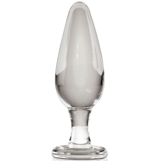 Masseur en verre ICICLES No 26, gode en verre borosilicate body-safe
