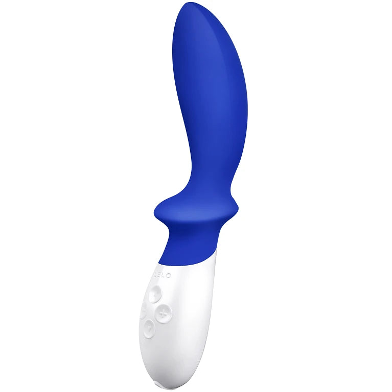 Stimulateur prostatique LELO ergonomique bleu pour stimulation profonde et ciblée du point P avec silicone doux