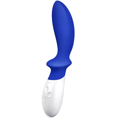 Stimulateur prostatique LELO ergonomique bleu pour stimulation profonde et ciblée du point P avec silicone doux