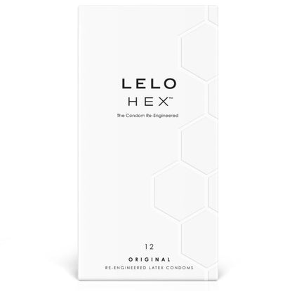Préservatif LELO HEX en latex naturel, largeur nominale 54 mm