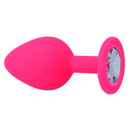 Plug anal silicone rose