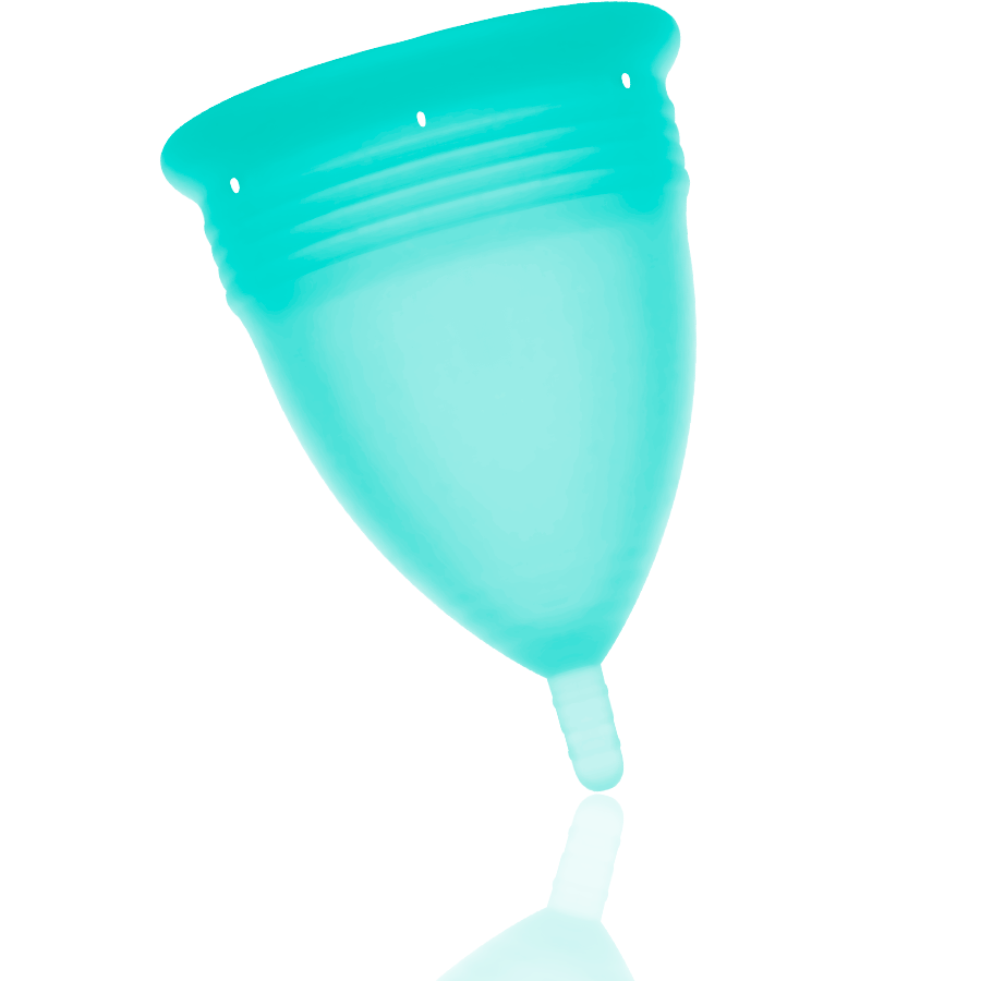 Cup menstruelle bio White Smoke S / Bleu,L / Bleu