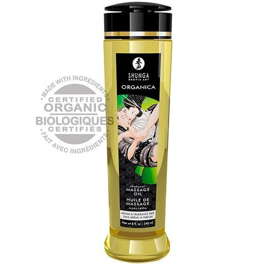 SHUNGA - HUILE DE MASSAGE NATURELLE BIO 240 ML - Naturel Ethique