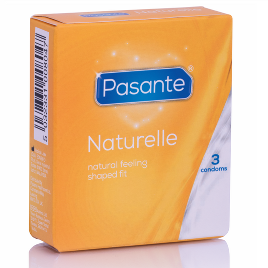 PASANTE - PRÉSERVATIF NATURELLE 3 PACK Sandy Brown