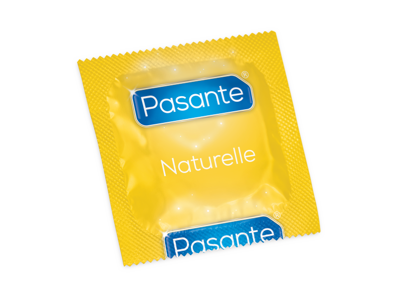 PASANTE - PRÉSERVATIF NATURELLE 3 PACK Black