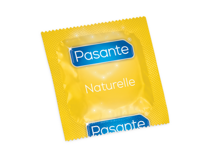 PASANTE - PRÉSERVATIF NATURELLE 3 PACK Black