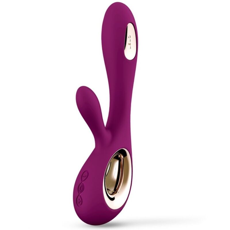 Lelo Soraya 2 vibromasseur rabbit silicone médical violet — double stimulation point G et clitoris body-safe