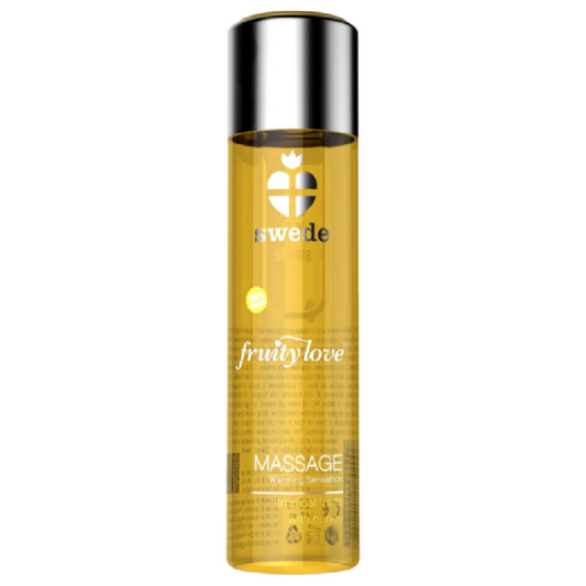 Huile de massage couple effet chauffant - fruité tropical - 120 ml - Naturel Ethique
