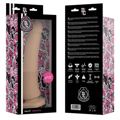 Gode ventouse Delta Club en silicone médical sans phtalate ni latex