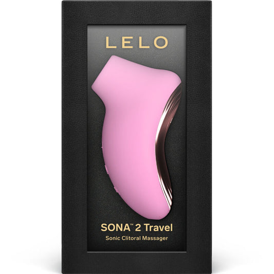 stimulateur lelo sona 2 travel rose représenté dans sa boite