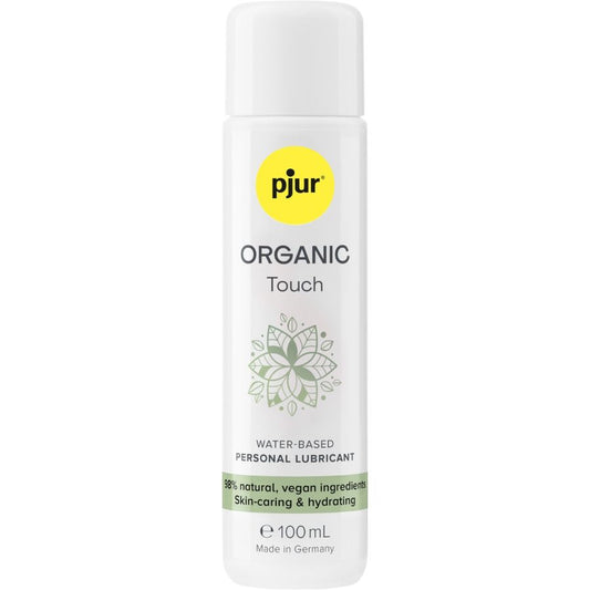 Flacon de lubrifiant intime bio pjur Organic Touch à base d’eau – 100 ml