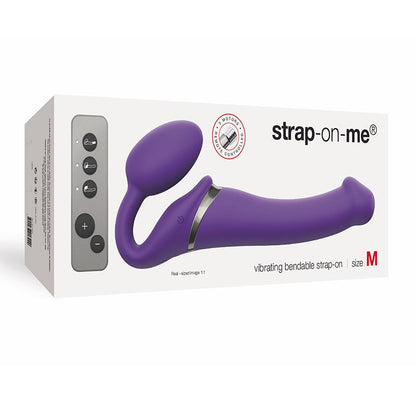 Gode Strap On Me vibrant, détail du bulbe interne